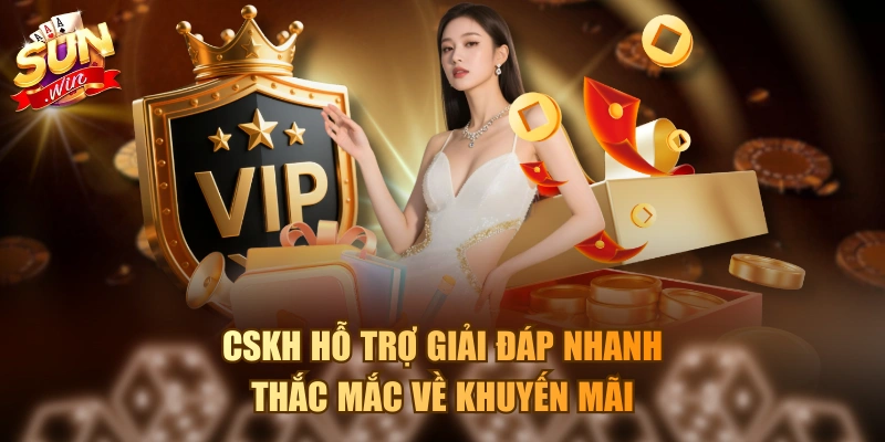 CSKH hỗ trợ giải đáp nhanh thắc mắc về khuyến mãi